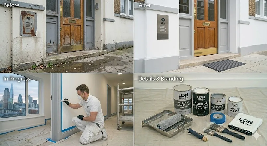 Communal Entrance Painting service in London Borough of Bromley - Bromley Painters